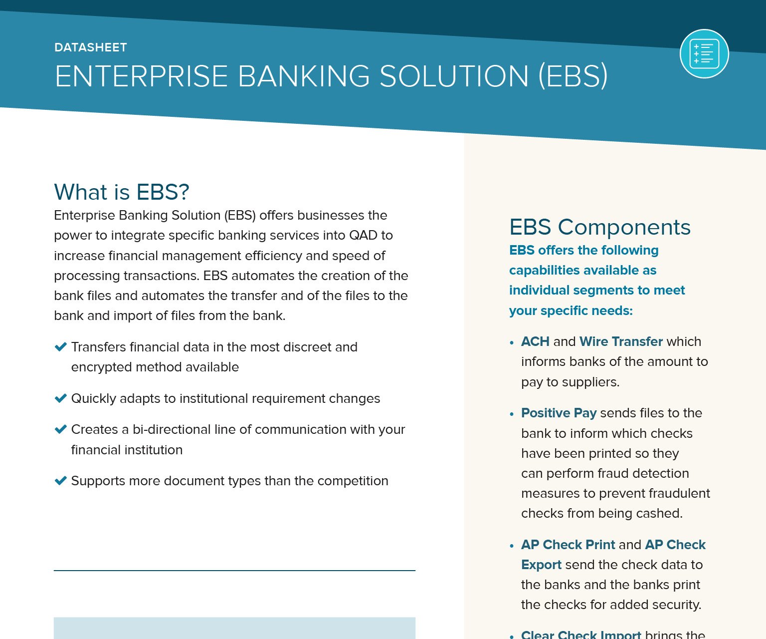 enterprise banking solutions